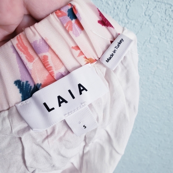 Anthropologie Laia Floral Lace Pleated Midi Skirt - Picture 8 of 8